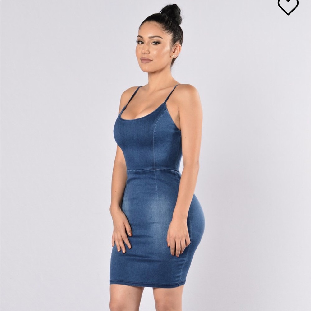 NWT Stretch denim dress, XL